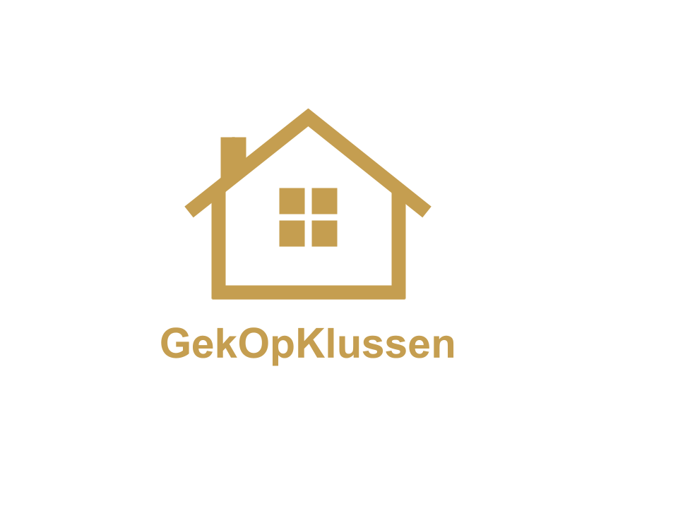 logo gek op klussen goud